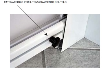 Tenda Cristal su misura per balconi e verande